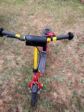 PUKY Kinderroller R 03 mit Luftreifen – rot/gelb – Vorder- & Hinterradbremse