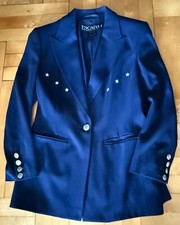 Escada Blazer Jacke by Margaretha Ley Grösse 40 Dunkelblau