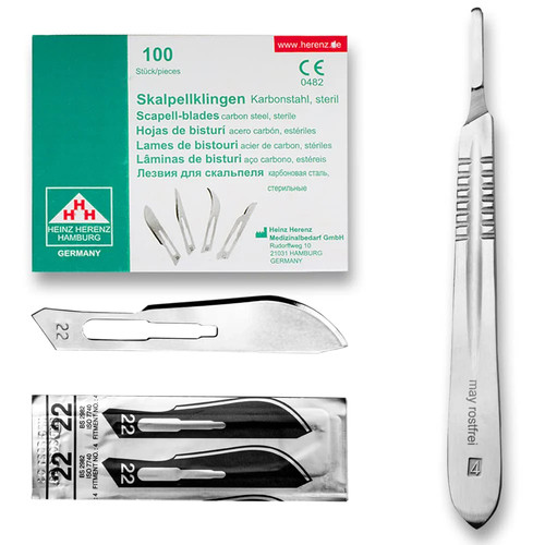 Set 100 skalpellklingen - set,