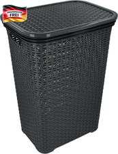 Wäschekorb Rattan Kunststoff