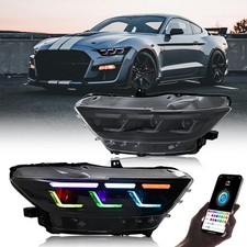 Paar RGB Farb LED Scheinwerfer