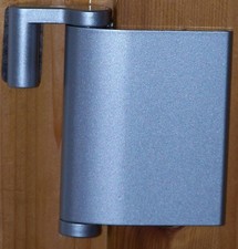 Türschließer Anlehner silber Zugluft Stopper Energie sparen aufstecken NEU