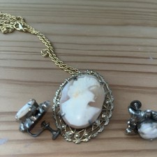 Echt  Kameen VintageHalskette