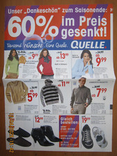 Katalog QUELLE 2009 "Dankeschön zum Saisonende" - Rarität (Quelle Insolvenz2009)