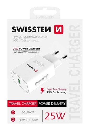 Swissten travel charger - swissten, usb-c