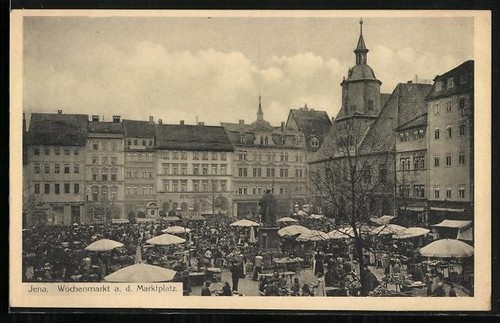 Jena wochenmarkt am - wochenmarkt,