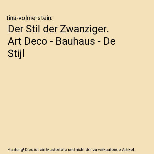 Der stil - stil, art