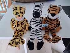 Nici Stofftiere Zebra Tiger Leopard 90 Er Jahre Stofftier