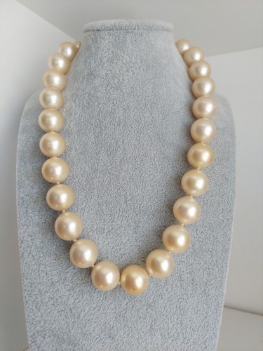 Vintage perlenkette 835 - vintage, silber