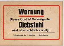 Altes Schild Warnung Dieses
