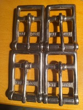 4 X Sattelgurtschnalle Pferd