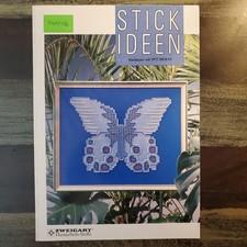 Stick-Ideen, Schmetterlinge, Hardanger, Stickmotive, Kreuzstich, Zählmuster, A4