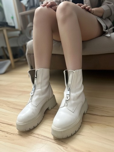 Catwalk weiße boots 38 - weiße, gr.