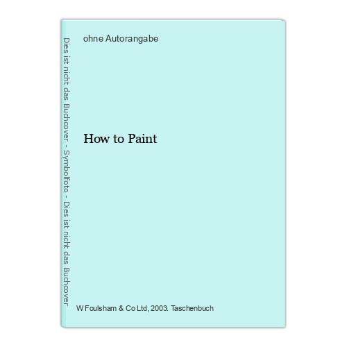 How paint - how, to