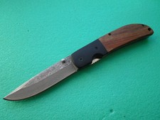 Schönes Taschen-Messer mit DAMASZENER-Klinge für USER und SAMMLER