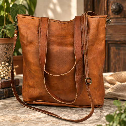 Damen echtleder tragetasche - damen,