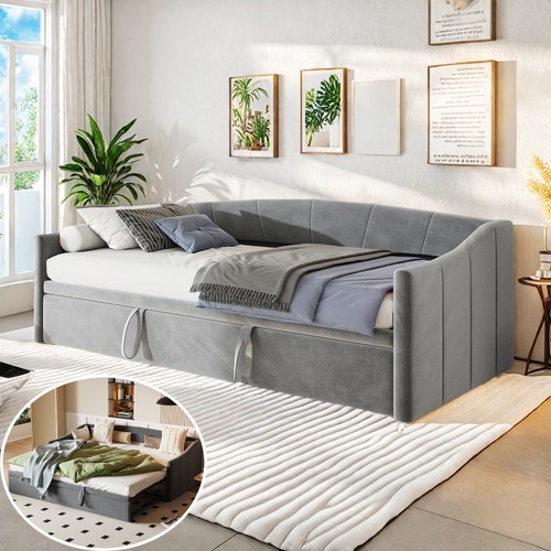 Tagesbett ausziehbett 90x200cm - tagesbett,