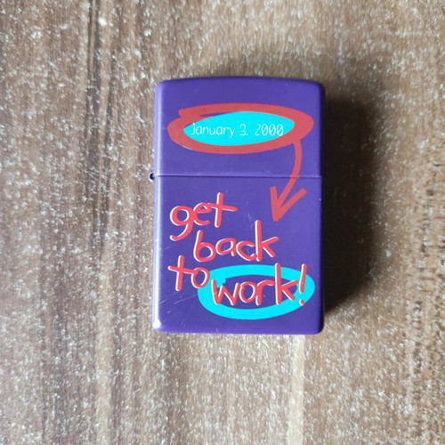 Zippo get back - get,