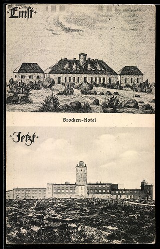 Künstler brocken - künstler-ak,