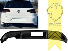 Heckansatz Heckspoiler Diffusor für VW Golf 7 Limousine nur für R-Line für AHK