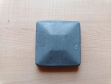 Pfostenkappen 9 cm x 9 cm matt aus Metall