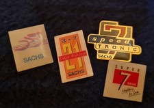 4x Sachs Fahrrad Pins Anstecker Set Sammlung Super7 Speed Tronic Cycle Bike 