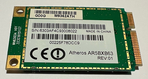 Atheros ar5bxb63 mini pci - atheros,