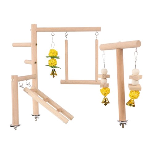 Papageienspielplatz holz - papageienspielplatz,