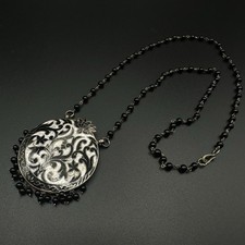 Indien Silber Emaille Kette