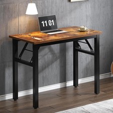 Klapptisch, Computertisch, Büro, Schreibtisch, Faltbar, 80x40cm, Metall, modern