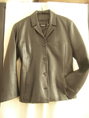 Virmani schwarze lederjacke - schwarze,