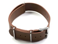 Uhrenarmband echtes Leder Nato