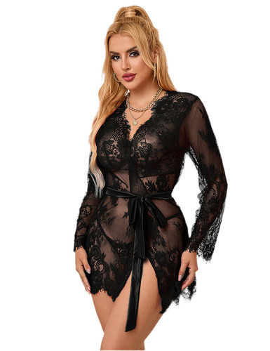 Pyjama set spitze - spitze, transparent