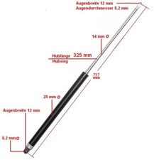 Gasdruckfeder 2500N Gasfeder