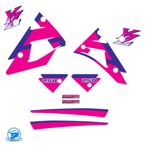 Yamaha 250 1992 decal - yamaha,