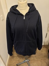 Warme Damenjacke mit Teddyfutter dunkelblau XL