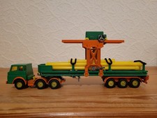 Siku V350 , Hanomag Henschel Röhrensattelzug , 1:60 ,Top Zustand mit 17 Röhren .