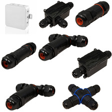 V Abzweigdose Kabelmuffe IP68 Erdkabel Verbinder T-Muffe wasserdicht Erdklemme