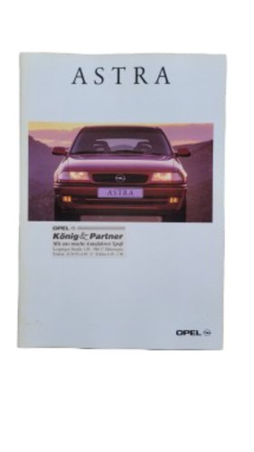 Opel astra prospekt - prospekt, katalog