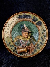 Schöner Majolika-Wandteller