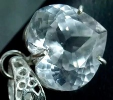 35 Karat Naturweiß Saphir 925