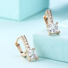  Vergoldete Creolen Glänzende