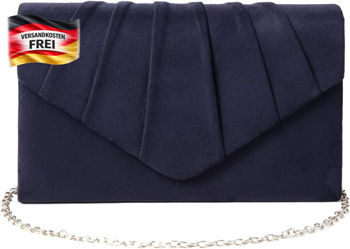 Kleine elegante samt clutch - kleine,