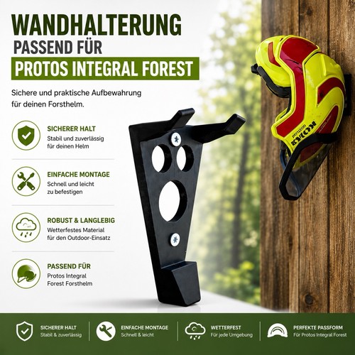 Wandhalterung forsthelm halter - wandhalterung,