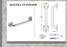 Haceka Standard Wannengriff Sicherheitsgriff Metal verchromt - Groß