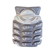 Original Nokia Tastatur Tastenmatte 6310 6310i Silber Grau Handytastatur WIE NEU