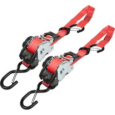 2x Automatik Spanngurt 25mm Zurrgurt 3m 300/600daN mit automatischer Aufrollung