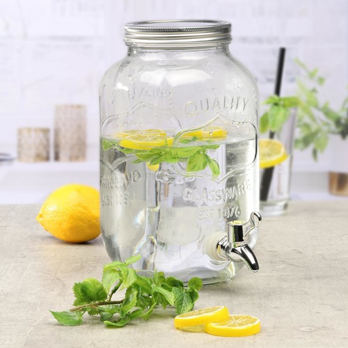 Getränkespender aus glas - aus,