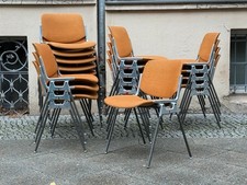 20 DSC 106 Giancarlo Piretti Castelli Stuhl Orange Beige Chair