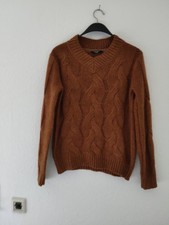 ZABAIONE dicke Pullover Größe M, rotbraun, Zopfmuster